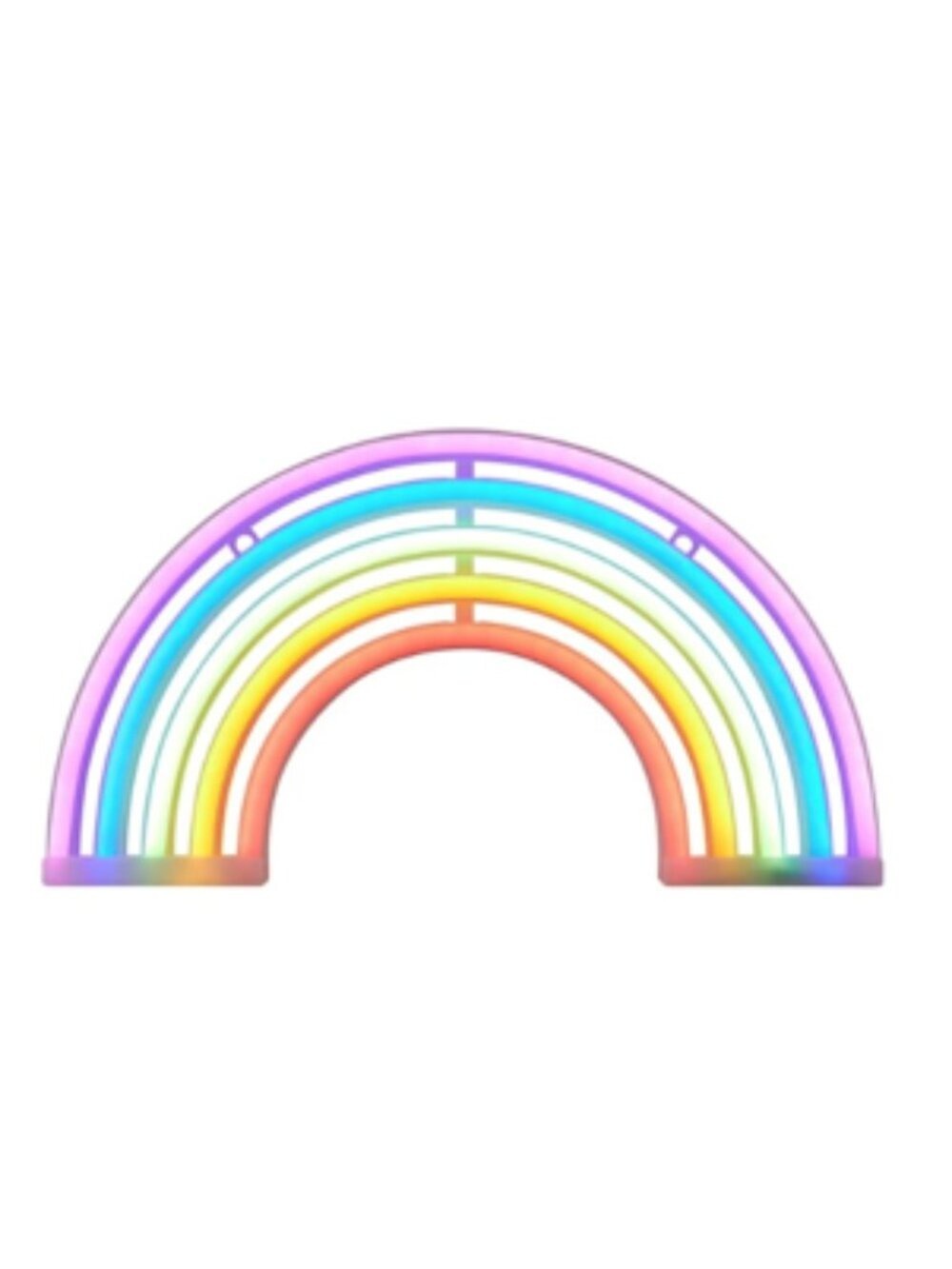 Rainbow LED Wall Light - Multicolor Neon Decor